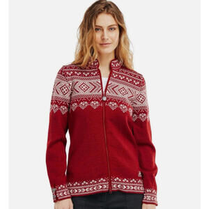 Dale of Norway Viking Ragnhild Jacket – Women’s Large – 100% Lightweight Wool –